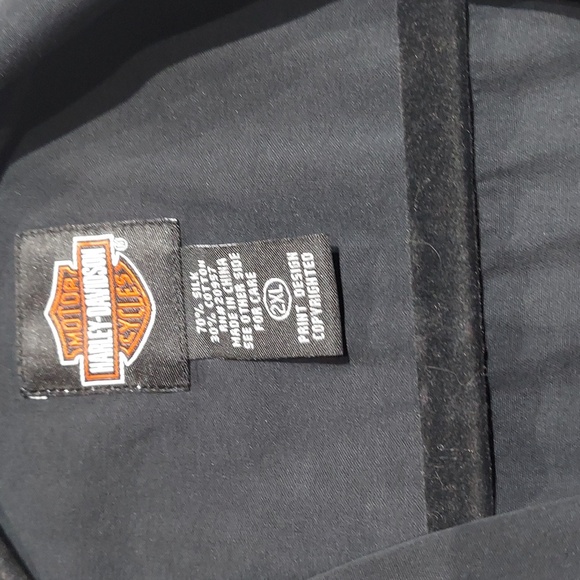 Men's Harley-Davidson short sleeve shirt, 2xl,  lightweight breathable material - Picture 5 of 5